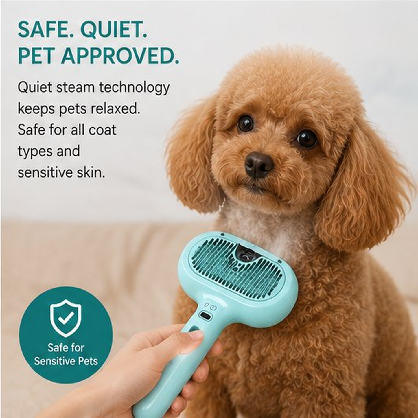 Pet Hair Steam Brush