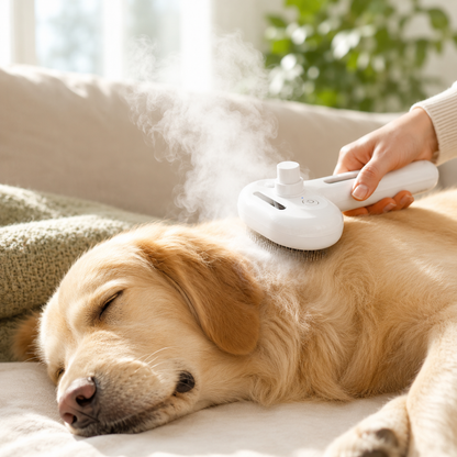 Pet Hair Steam Brush